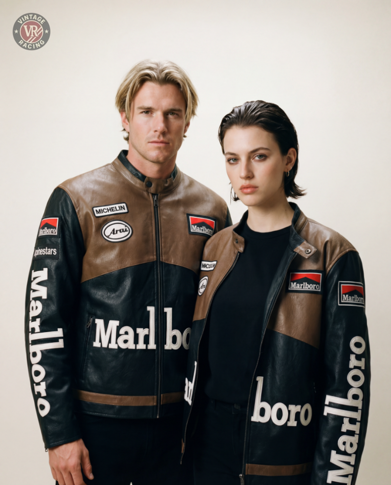 Marlboro Racing Leather Jacket - Retro Edition