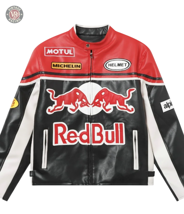 Red Bull Leather Racing Jacket
